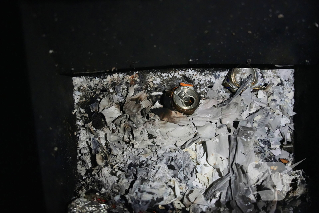 Brand op schoolplein snel geblust