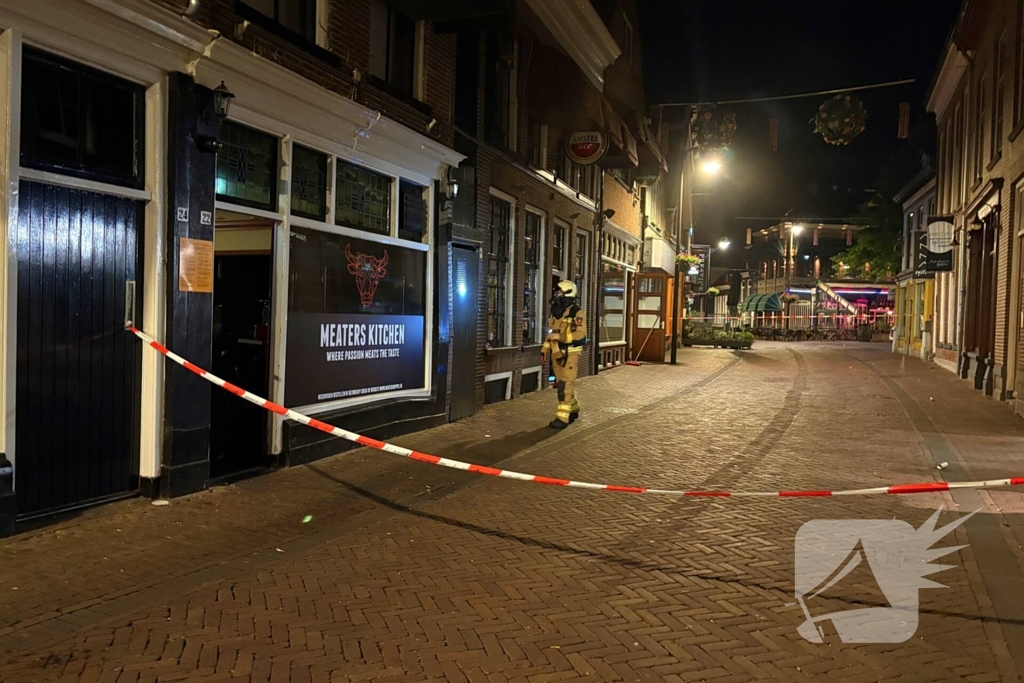 Geluidinstallatie vat vlam in club
