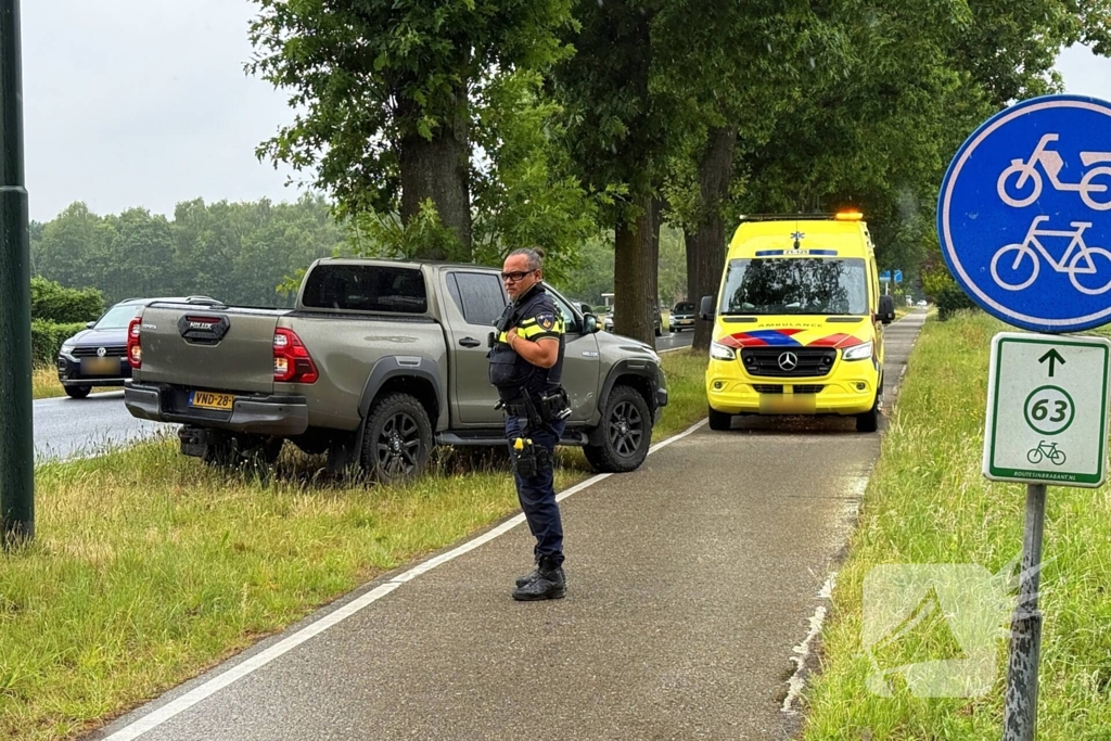 Ongeval met gewonden en verkeersregelingen