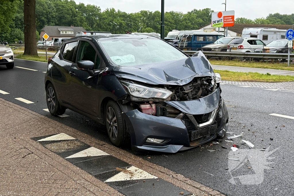 Ongeval met gewonden en verkeersregelingen
