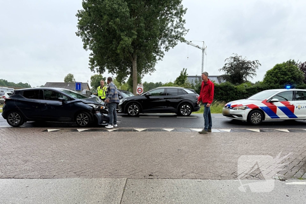 Ongeval met gewonden en verkeersregelingen