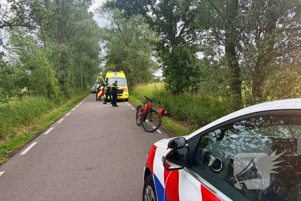 Racefietser raakt gewond bij ongeval