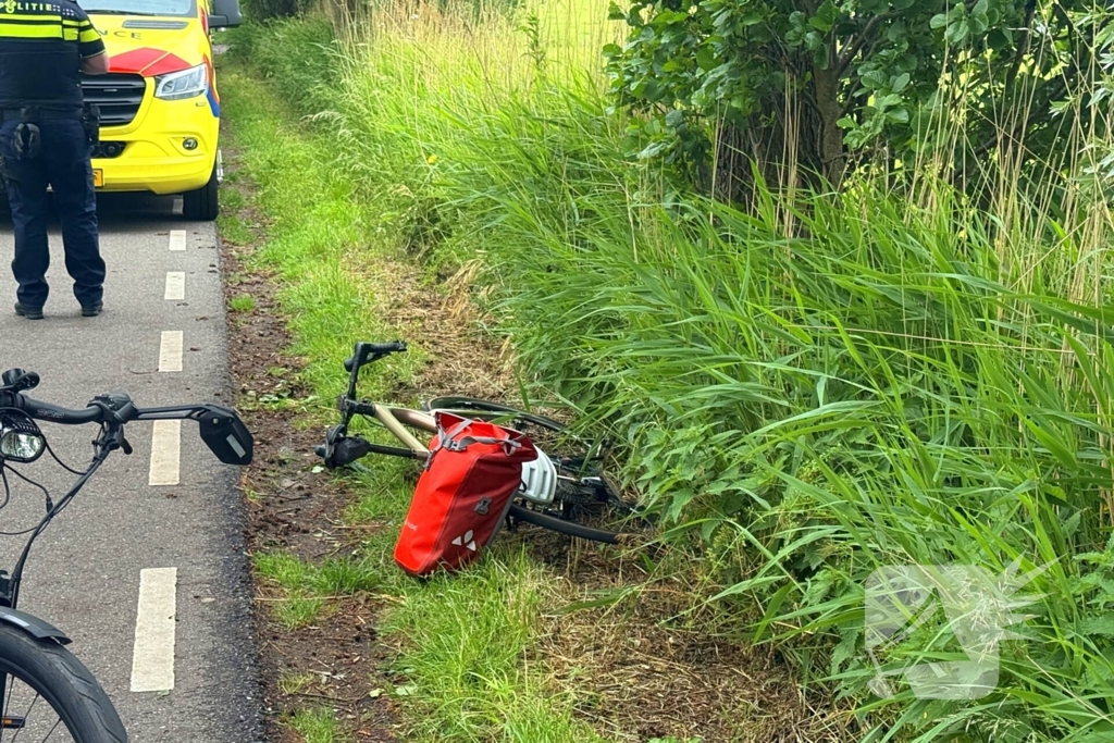 Racefietser raakt gewond bij ongeval