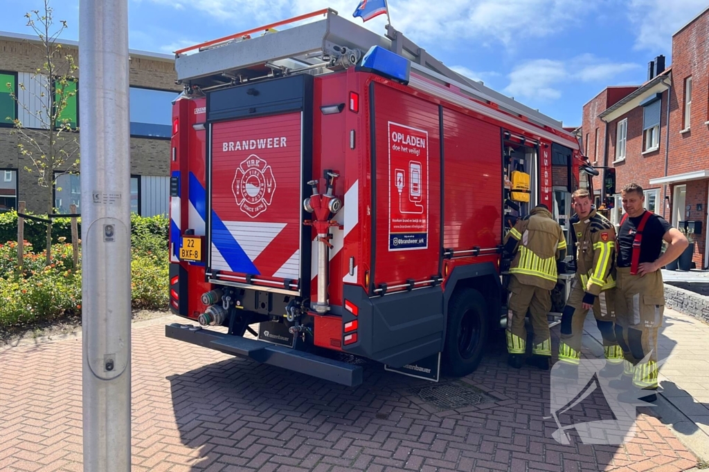 Waterleiding gesprongen in woning