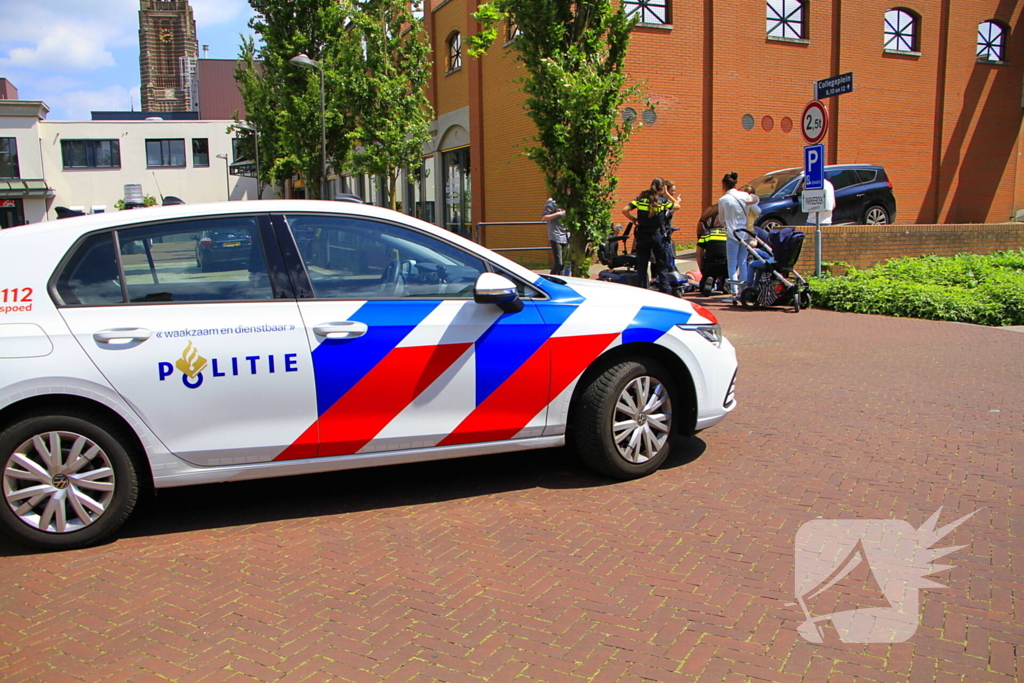 Bestuurder rijdt scootmobiel aan, merkt niks en rijdt door