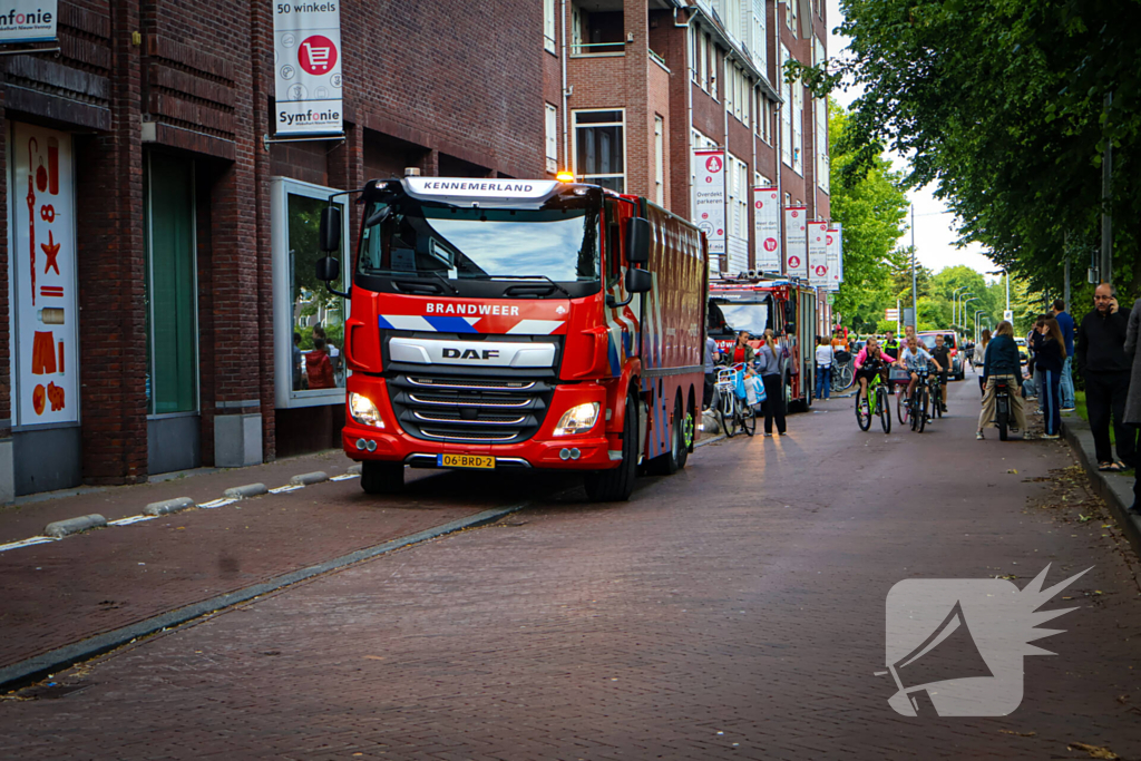 Brandmelding leidt tot ontruiming winkelcentrum