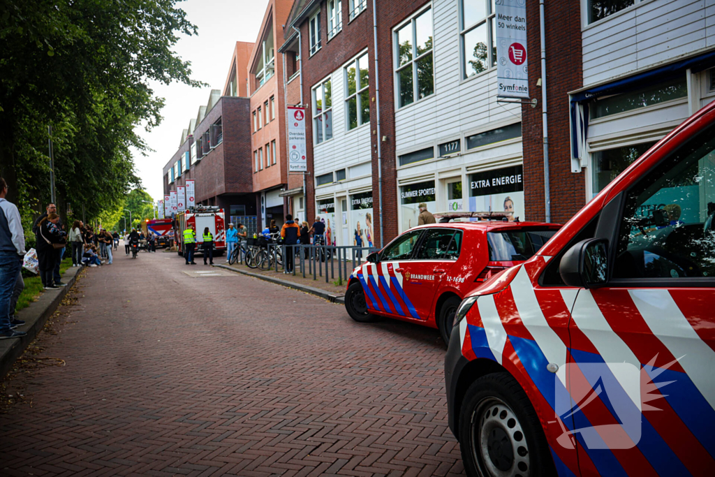 Brandmelding leidt tot ontruiming winkelcentrum