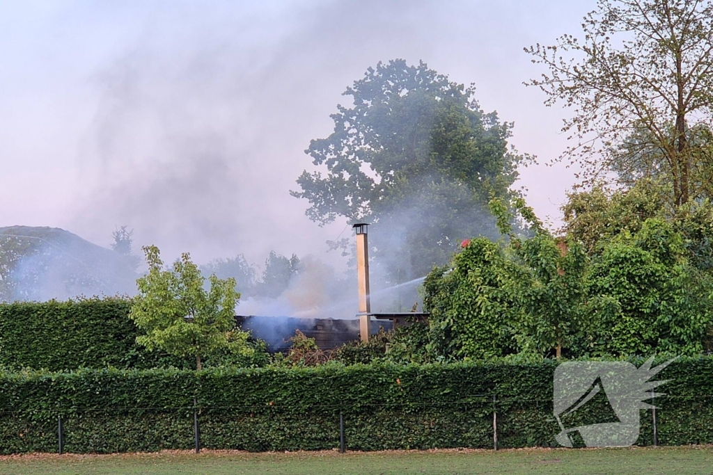 Snel ontwikkelende brand veroorzaakt schade