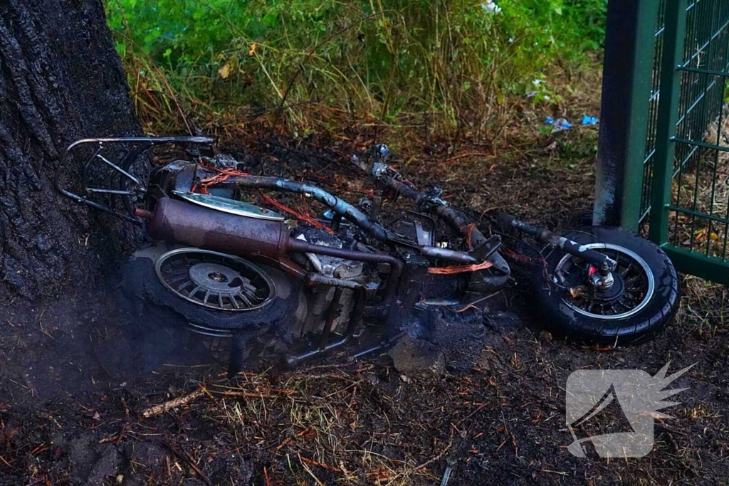 Scooterbrand snel geblust