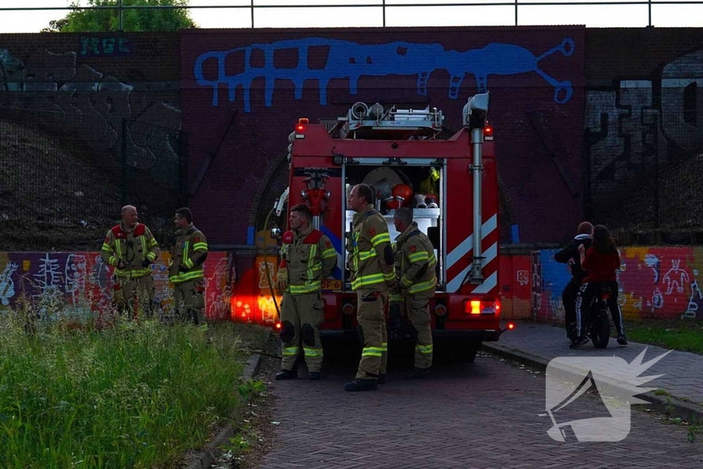 Scooterbrand snel geblust