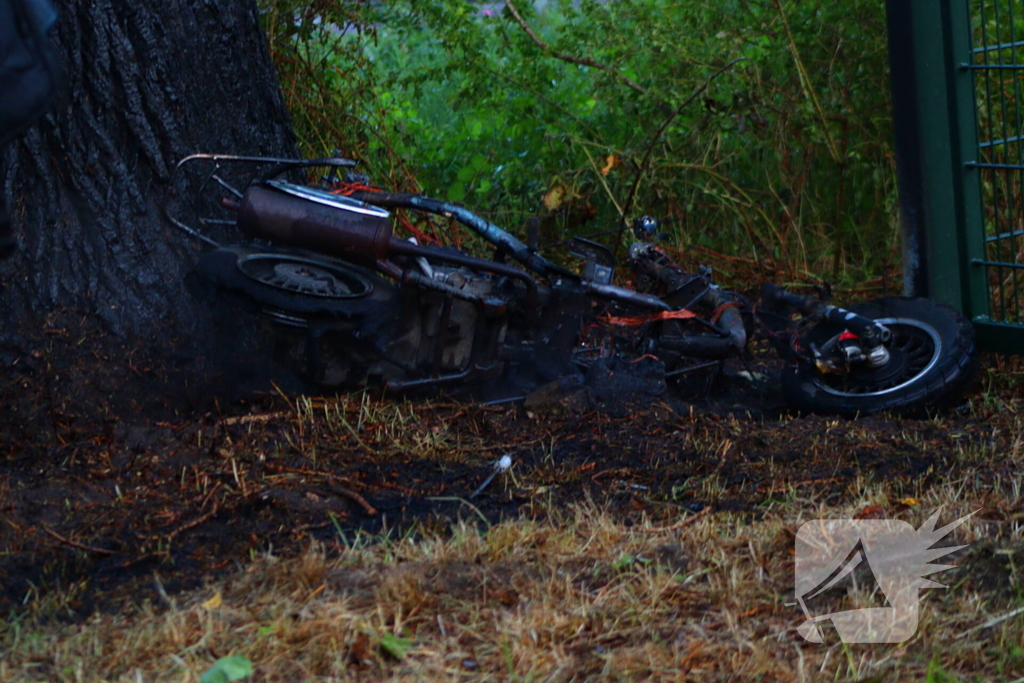 Scooterbrand snel geblust