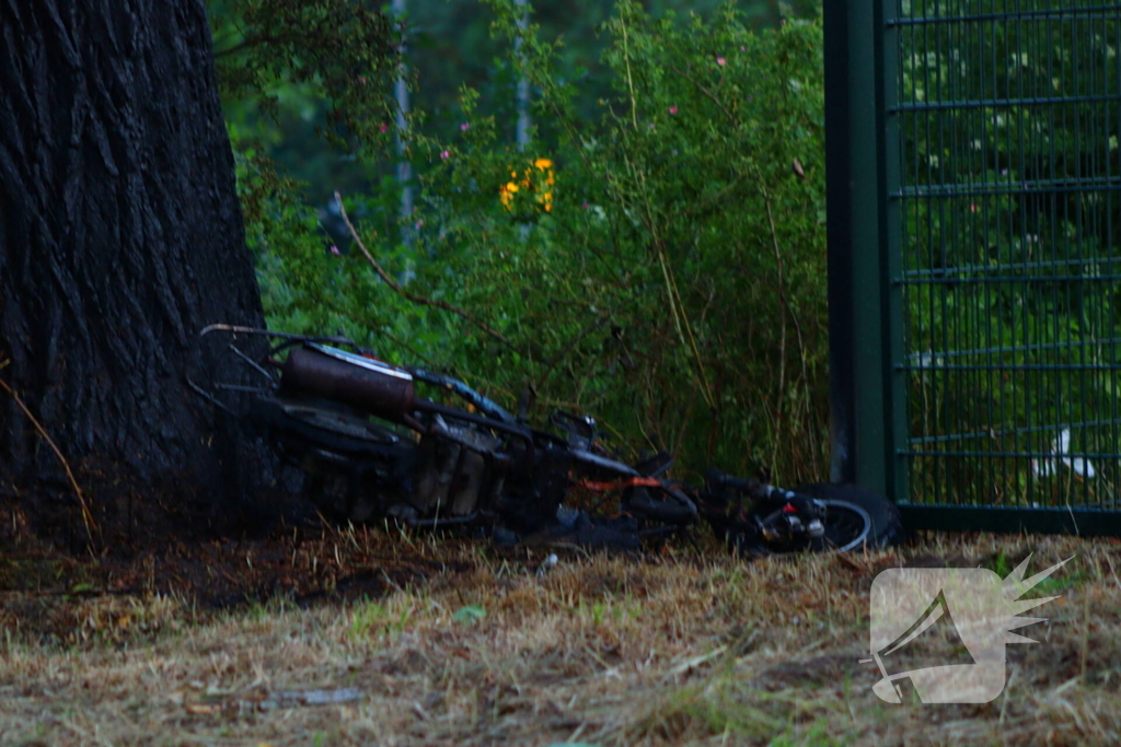 Scooterbrand snel geblust