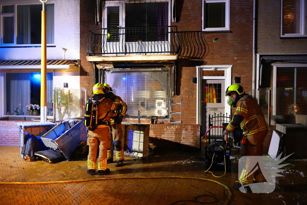Flinke brand zorgt voor schade aan woning