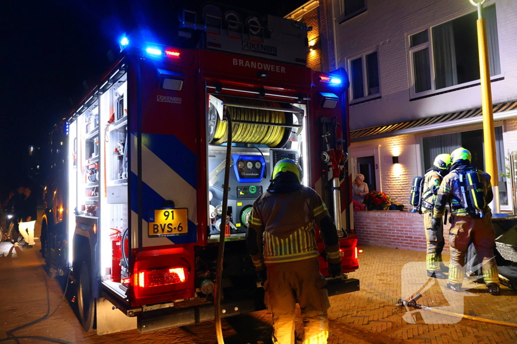 Flinke brand zorgt voor schade aan woning