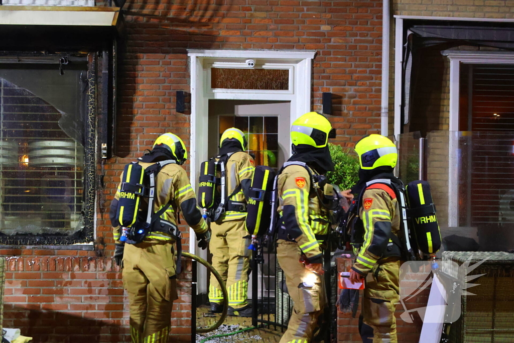Flinke brand zorgt voor schade aan woning