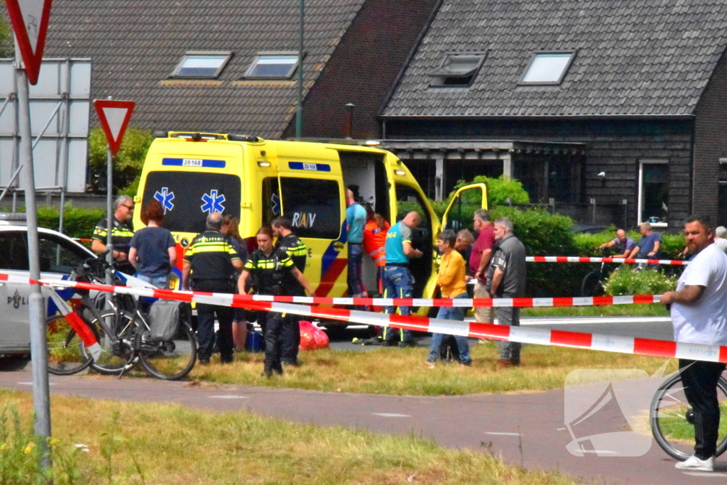 Fietser gereanimeerd na aanrijding