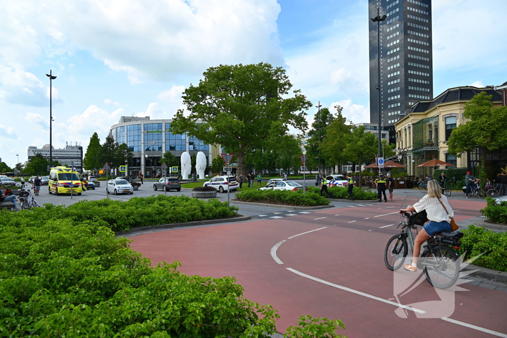 Fietsongeluk op oversteekplaats