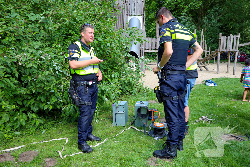 Traumaheli ingezet na incident met springkussen