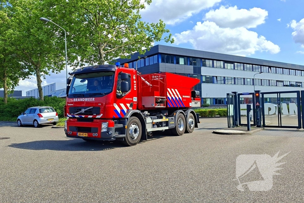 Stoom voor rook aangezien op schip