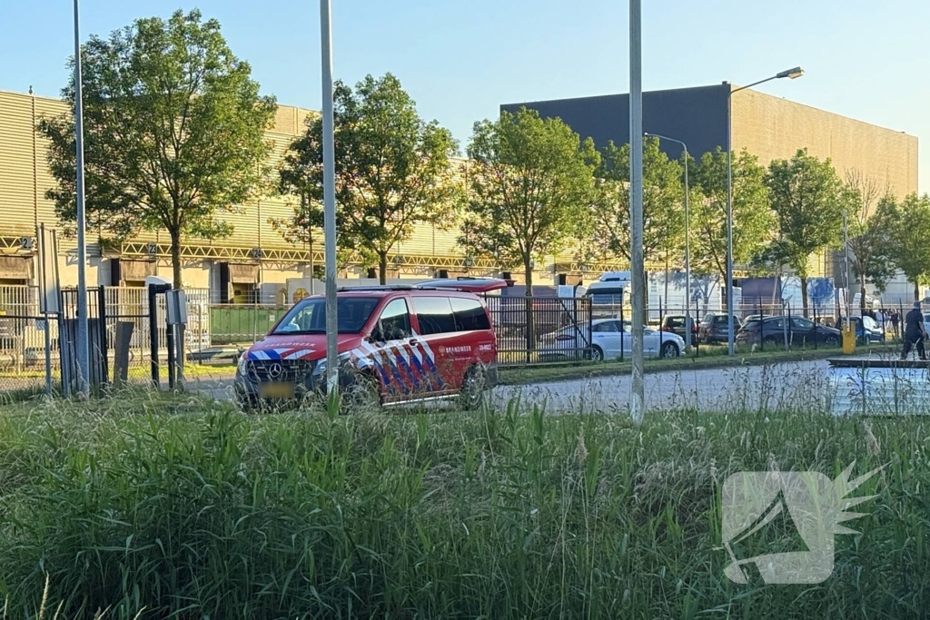 Ammoniaklek bij bedrijf