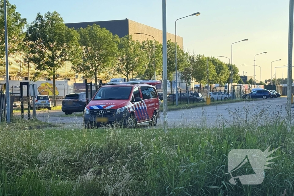 Ammoniaklek bij bedrijf