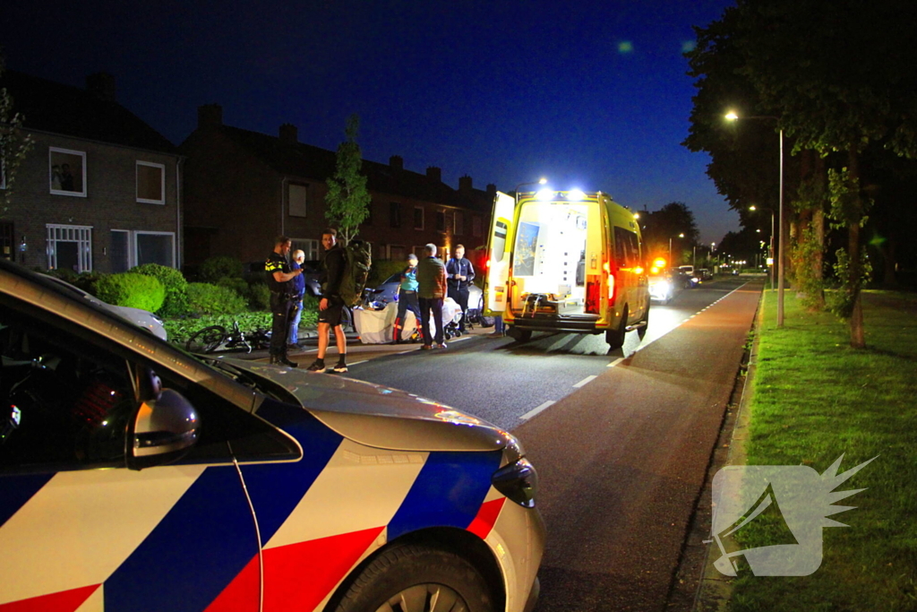 Fietser gewond na harde val