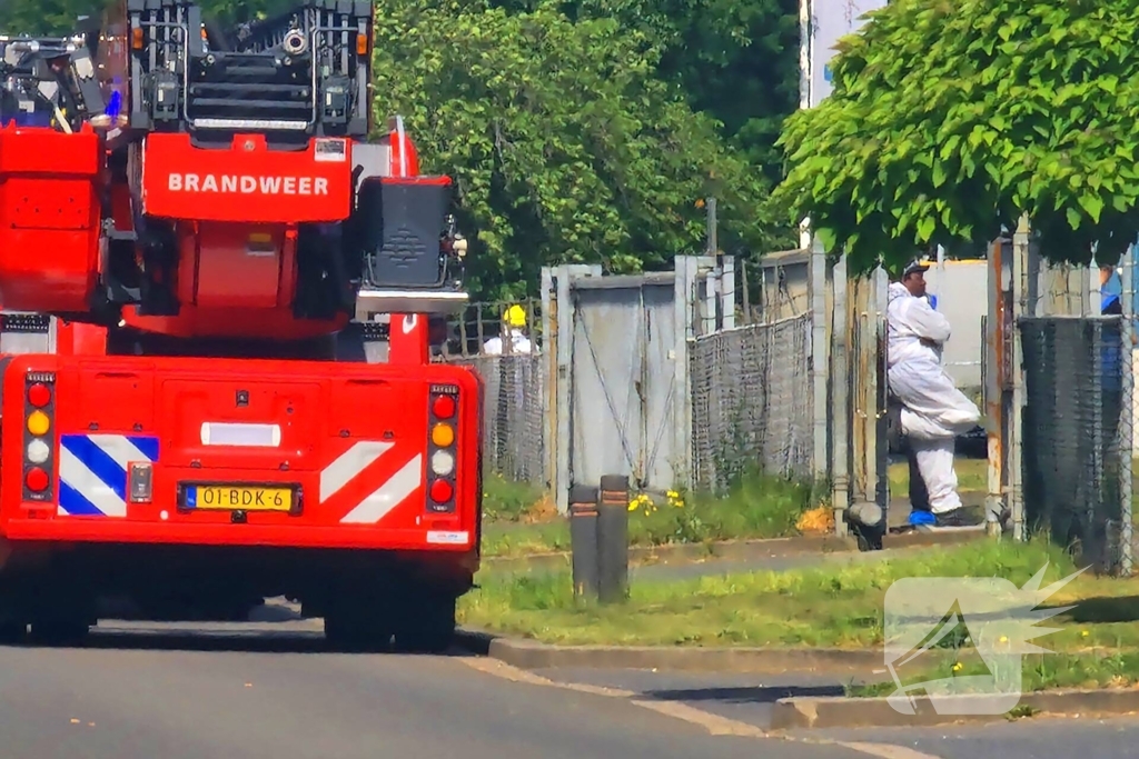 Vreemde geur in bedrijf leidt tot ontruiming