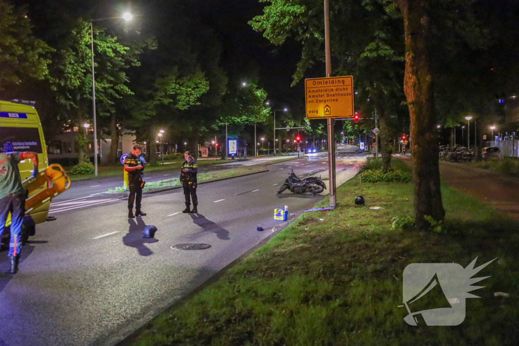 Scooterongeval leidt tot gewonden