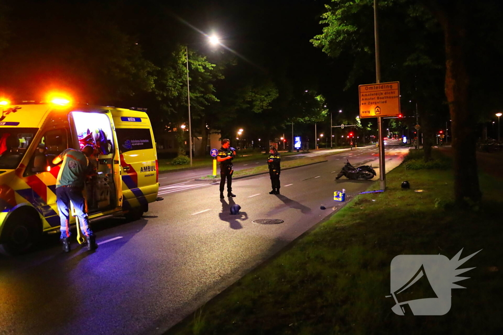 Scooterongeval leidt tot gewonden