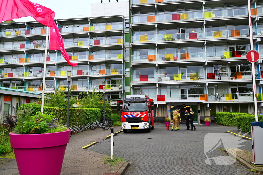 Brand in zorggebouw geblust