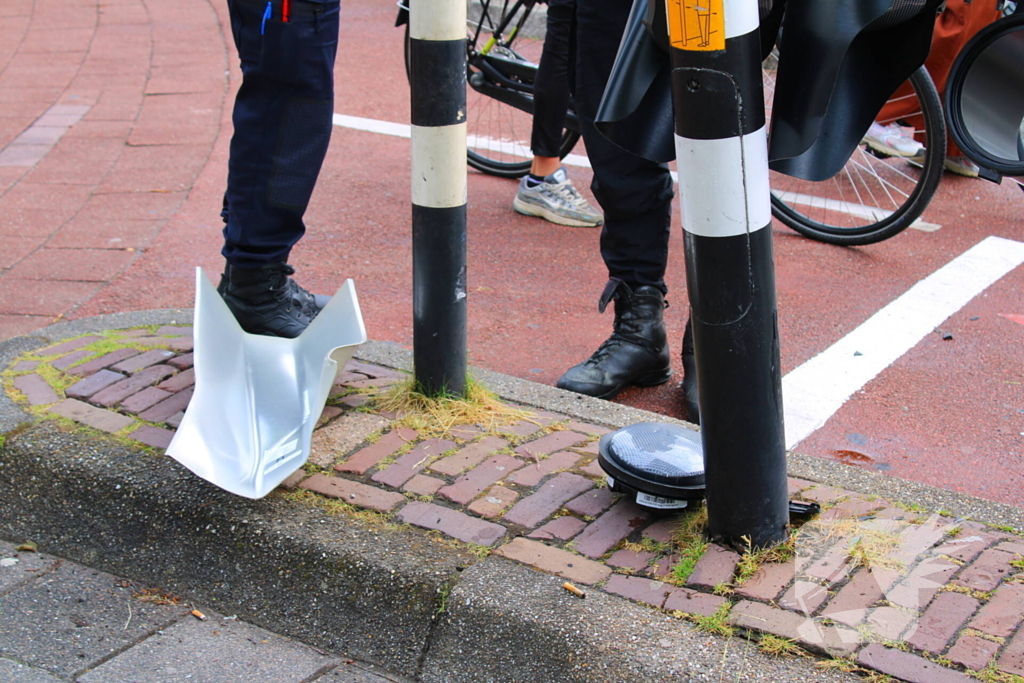 Ongeluk bij kruising met verkeerslicht