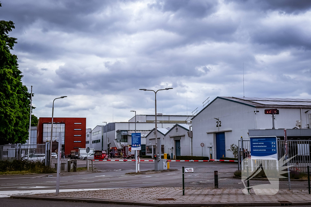 grote brand in productiehal