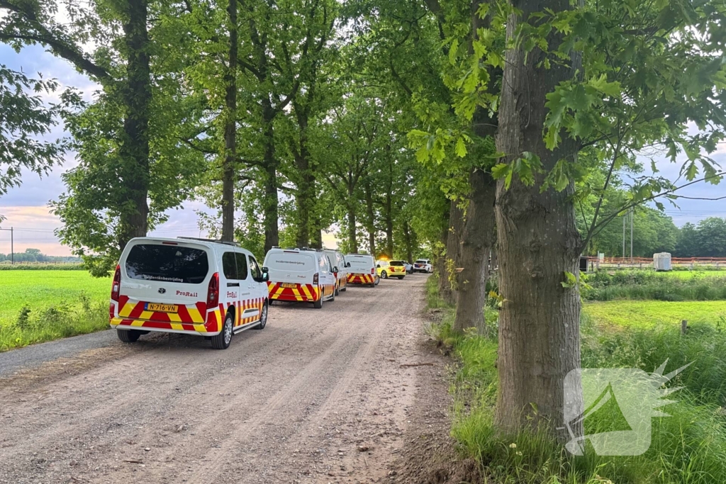 Botsing tussen trein en voertuig