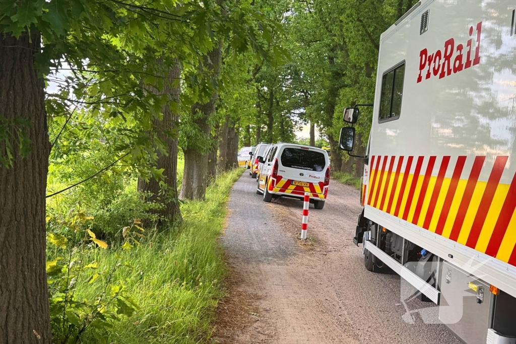 Botsing tussen trein en voertuig