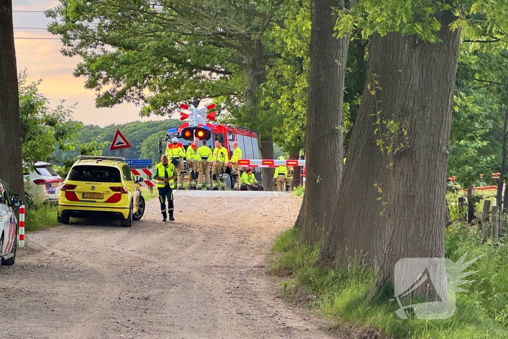 Botsing tussen trein en voertuig