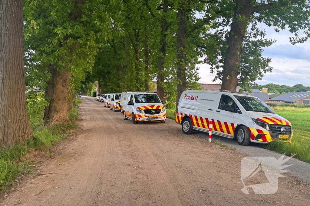 Botsing tussen trein en voertuig