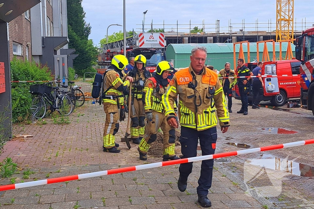 Brandweer ontdekt gaslekkage tijdens oefening