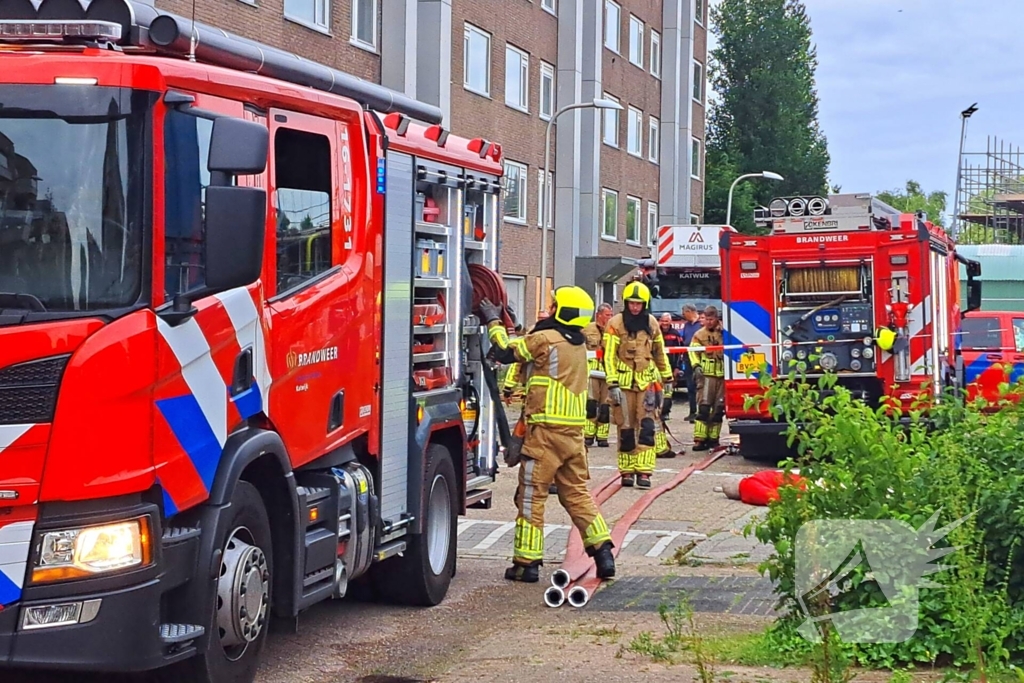 Brandweer ontdekt gaslekkage tijdens oefening