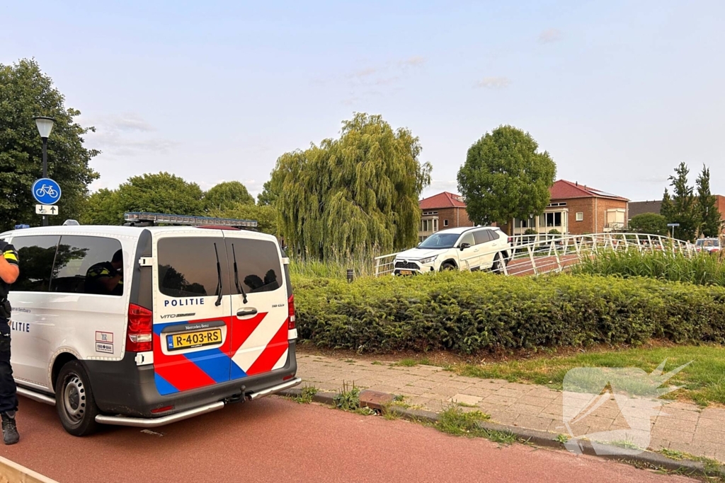 Fietsbrug wordt valkuil voor vluchtende bestuurder