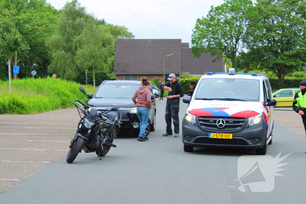 Lesmotor betrokken bij ongeval