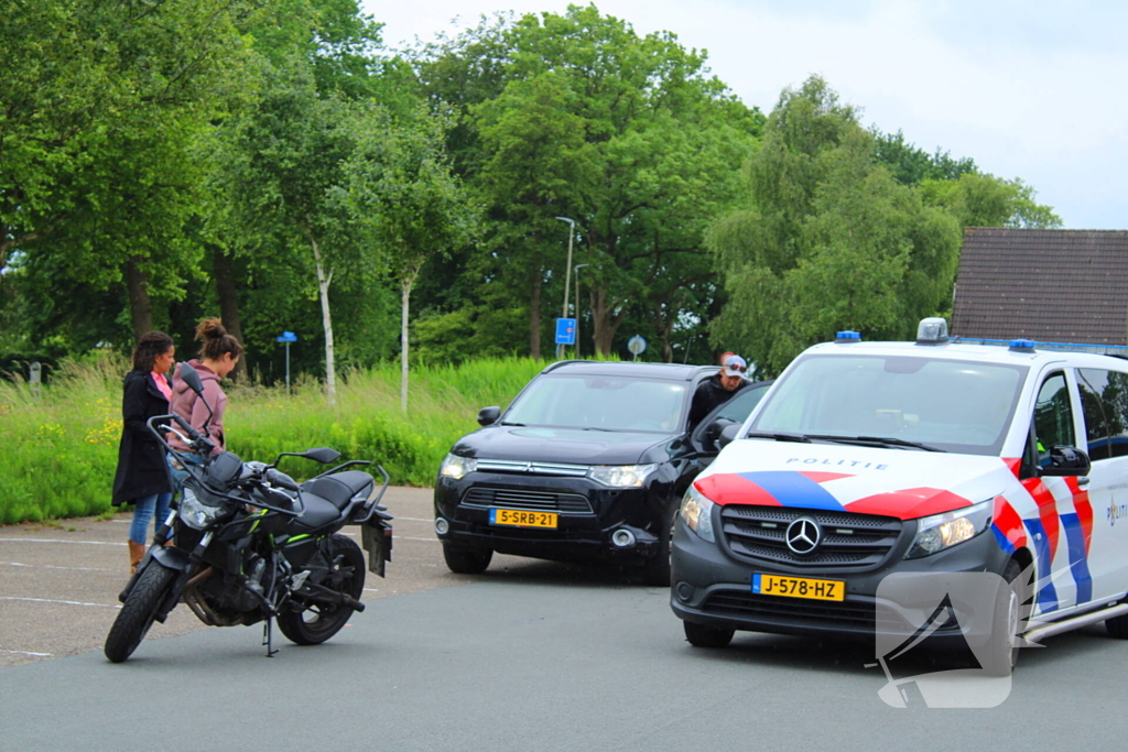 Lesmotor betrokken bij ongeval