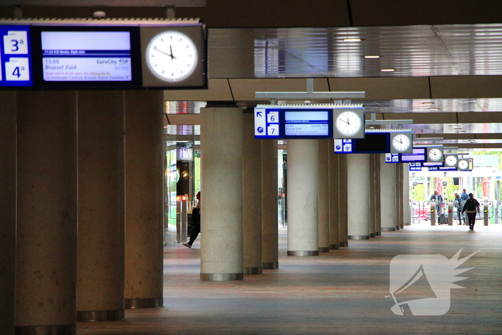 Staking legt treinverkeer stil