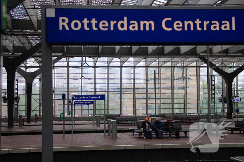 Staking legt treinverkeer stil