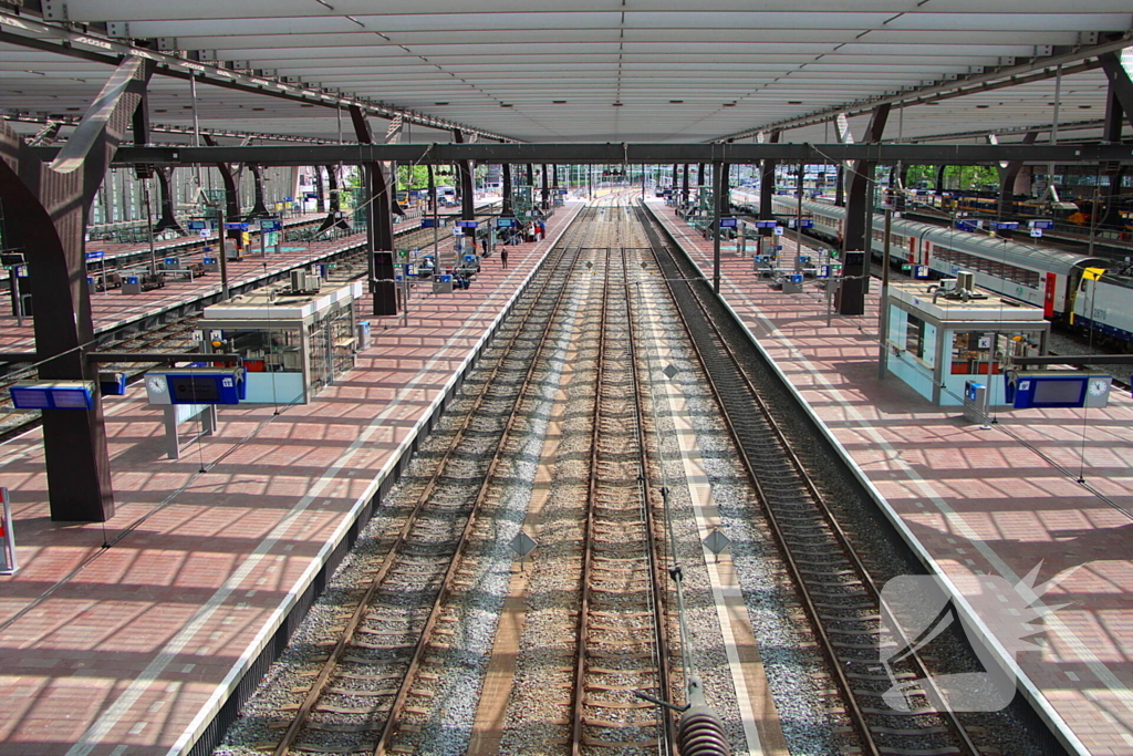 Staking legt treinverkeer stil