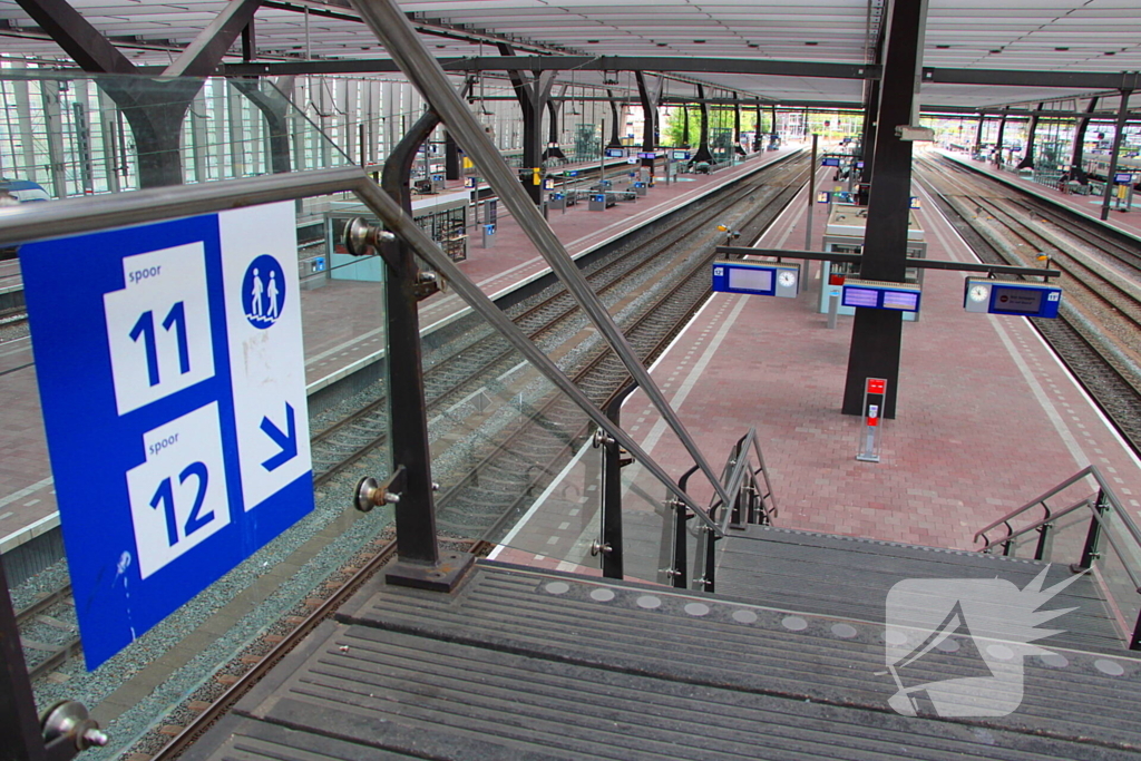 Staking legt treinverkeer stil