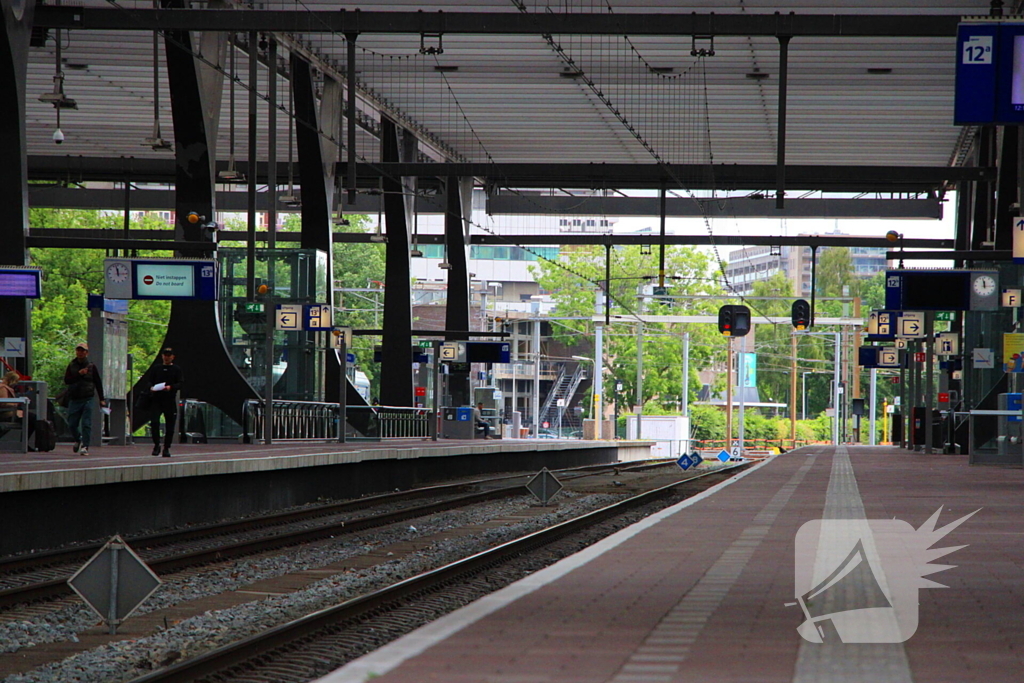 Staking legt treinverkeer stil