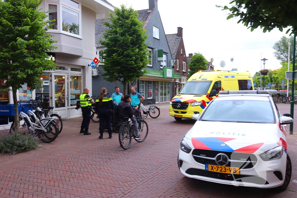 Bezorgscooter betrokken bij ongeluk