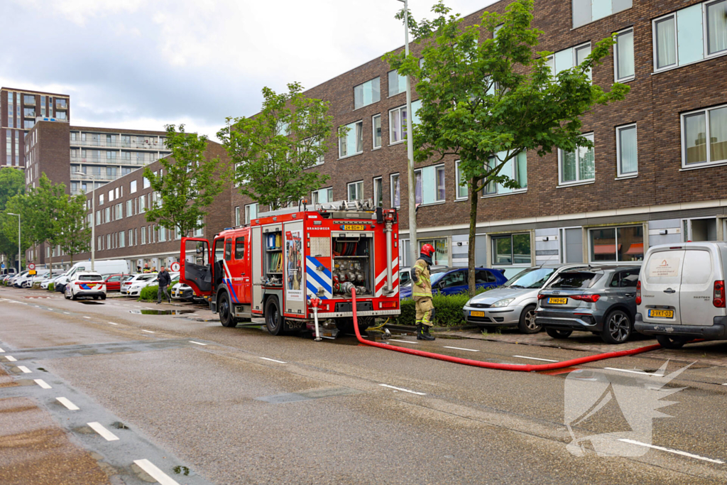 Brand in tuinschuur leidt tot evacuatie omwonenden