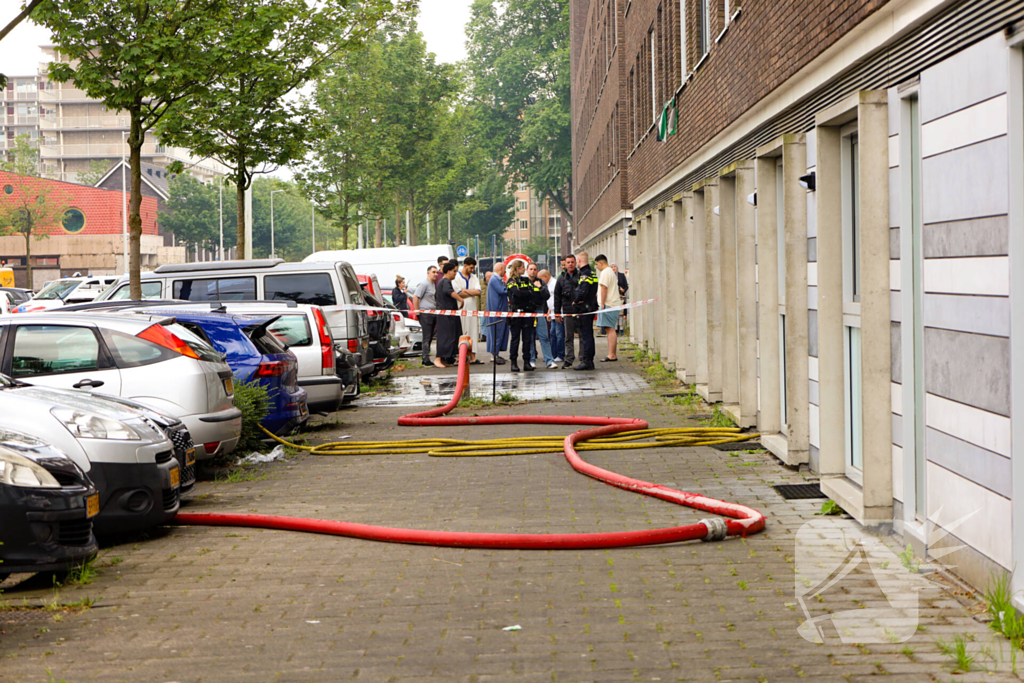 Brand in tuinschuur leidt tot evacuatie omwonenden
