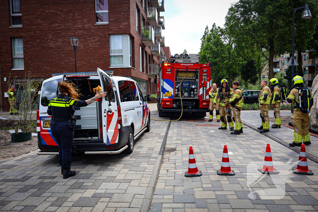 Kind getroost na woningbrand